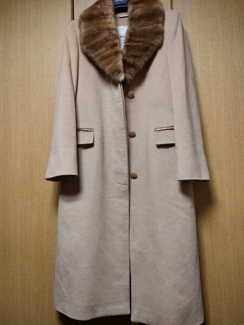 デルバDELBAイタリア製Cashmereカシミア100%コート
