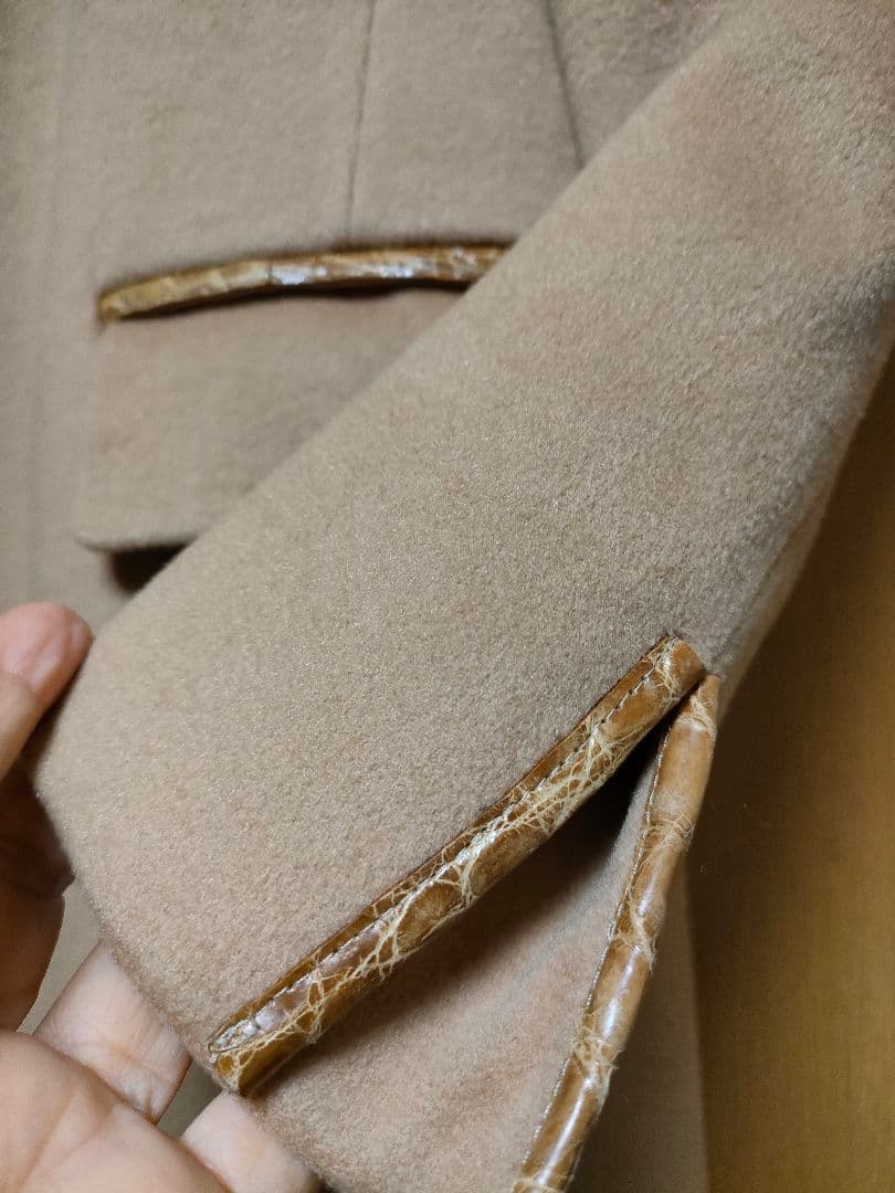 デルバDELBAイタリア製Cashmereカシミア100%コート