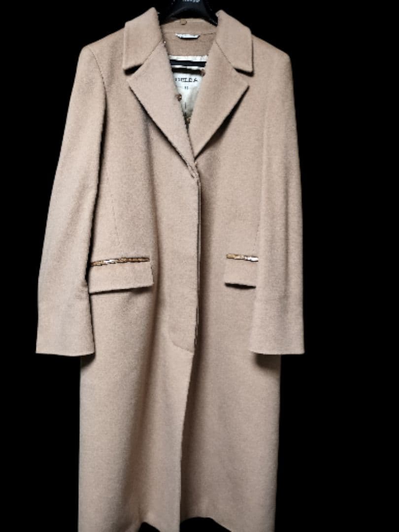 デルバDELBAイタリア製Cashmereカシミア100%コート