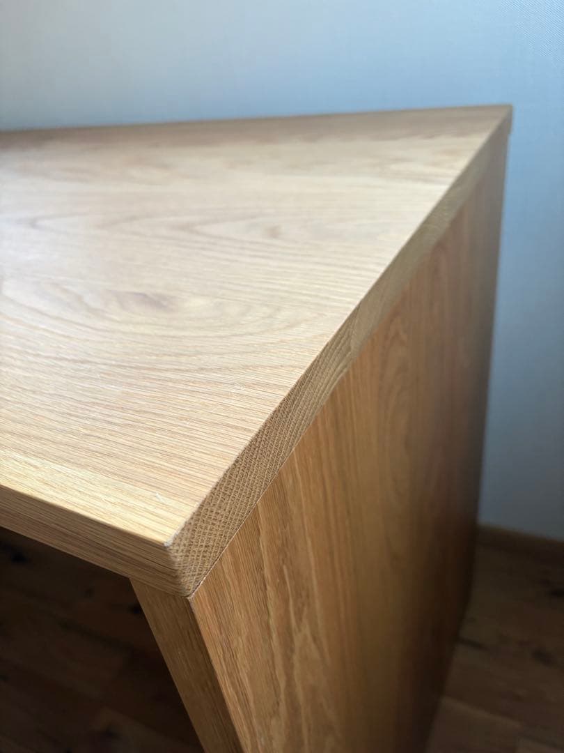 無印良品　デスク　オーク無垢材