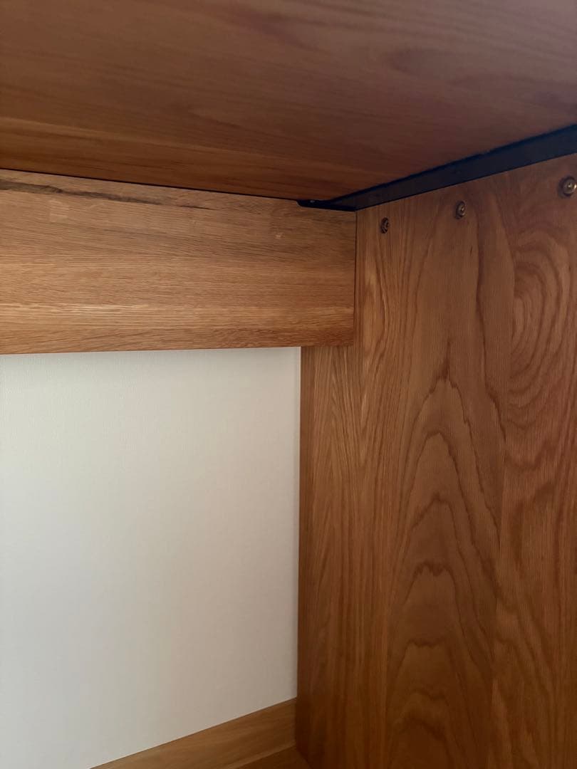 無印良品　デスク　オーク無垢材