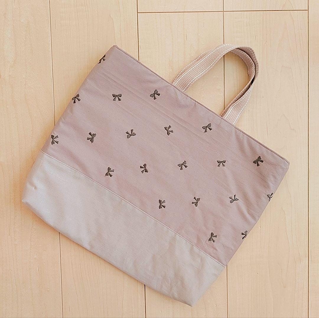 ハンドメイドレッスンバッグ 上履き袋 体操服袋 給食袋 ランチョンマット マスク