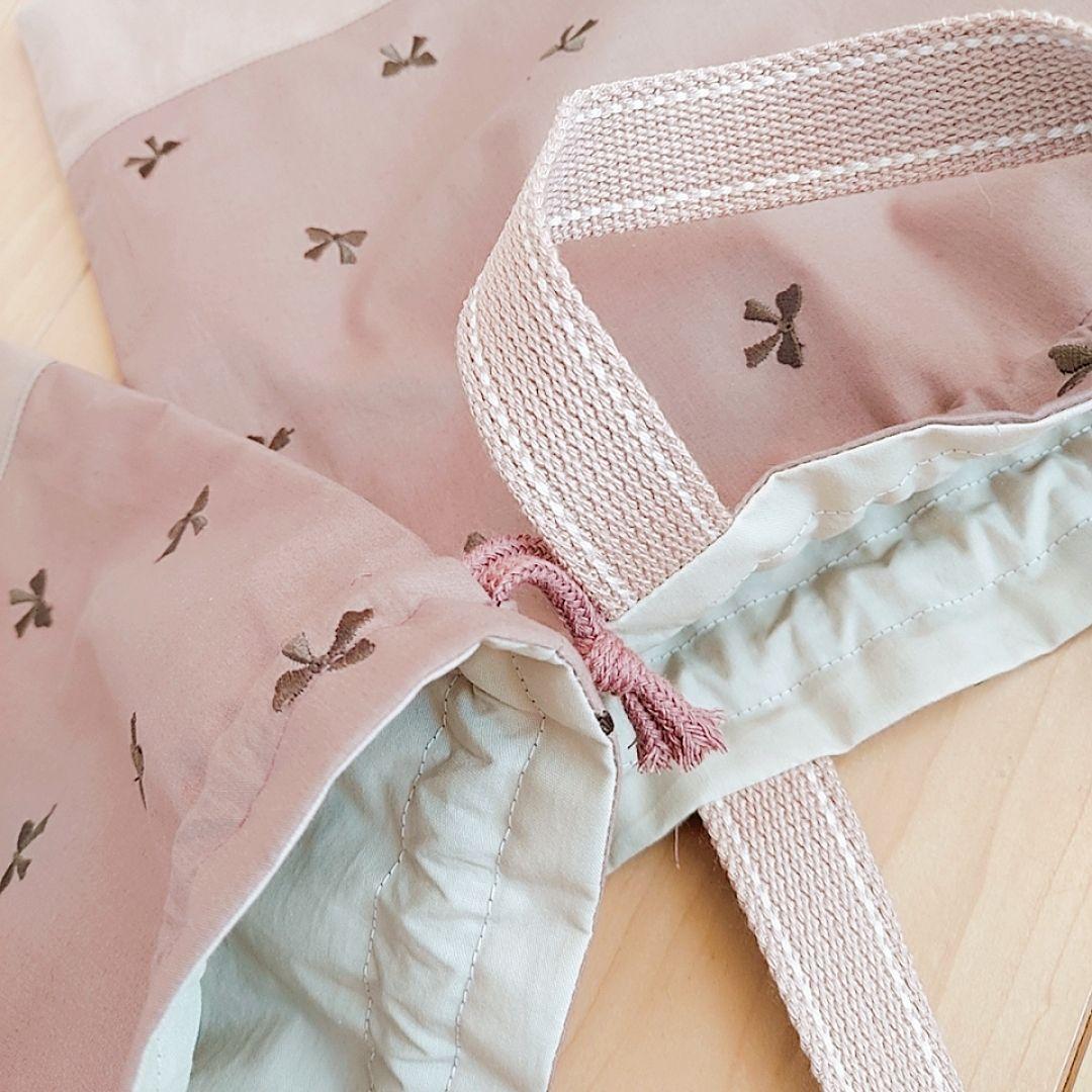 ハンドメイドレッスンバッグ 上履き袋 体操服袋 給食袋 ランチョンマット マスク