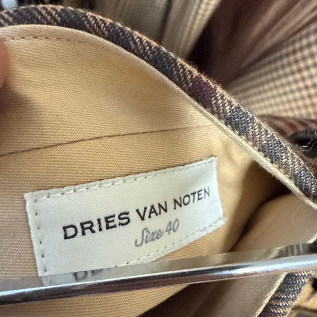 G-DRAGON着用　DRIES VAN NOTEN チェック柄セットアップ