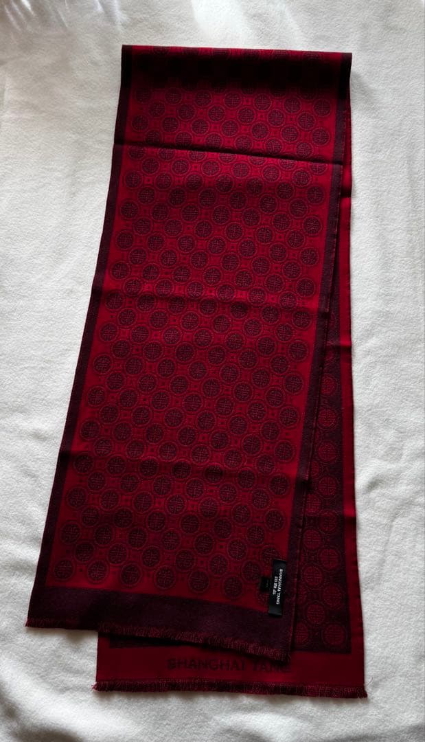 SHANGHAI TANG シャンハイ・タン マフラー イタリア製 (美品)