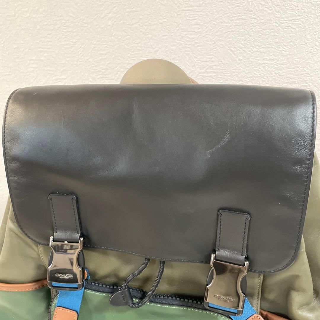 COACH バックパック グリーン/ブラック