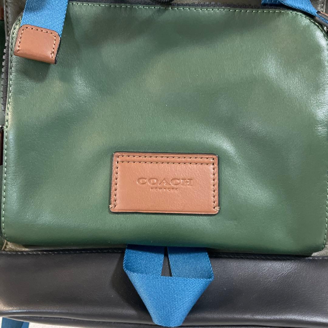 COACH バックパック グリーン/ブラック