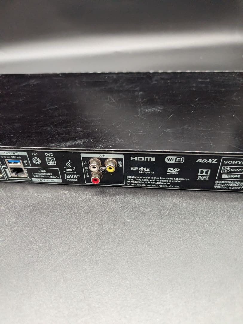 【動作確認済】SONY 4K対応 ブルーレイレコーダー　BDZ-ZW1700