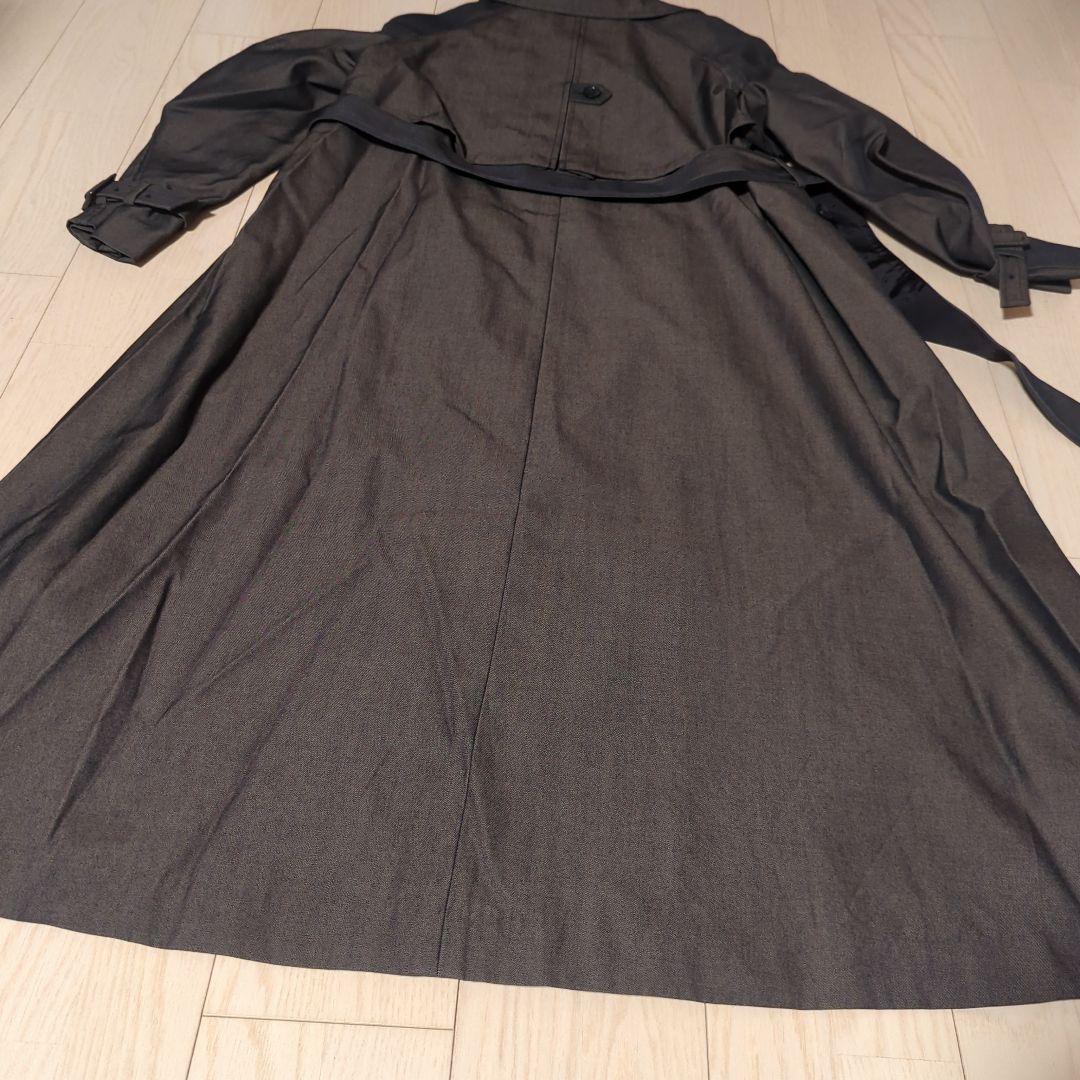 Ameri　MINIMAL FLARE LONG TRENCH COAT