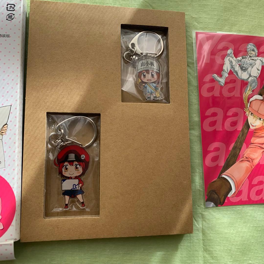 はたらく細胞 全巻セット はたらく細菌 アクリルキーホルダー 公式ファンブック