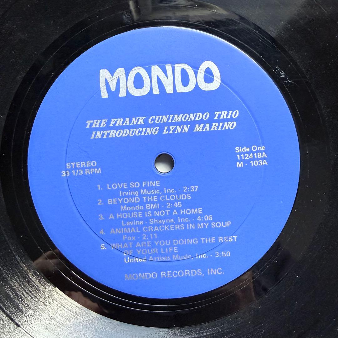 洋楽 FRANK CUNIMONDO TRIO Intro.Lynn Marino