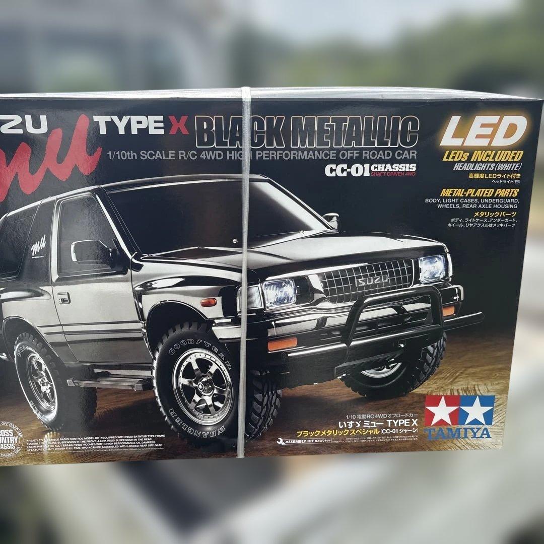 TAMIYA ISUZU MU TYPE X ブラックメタリック