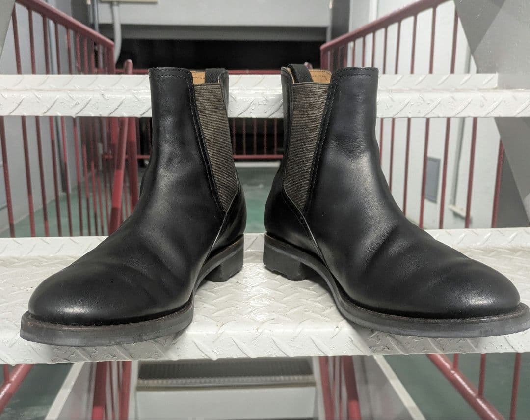 【逸品】KADOYA ✕リーガル ショートブーツ　ブラック　27.5cm 日本製