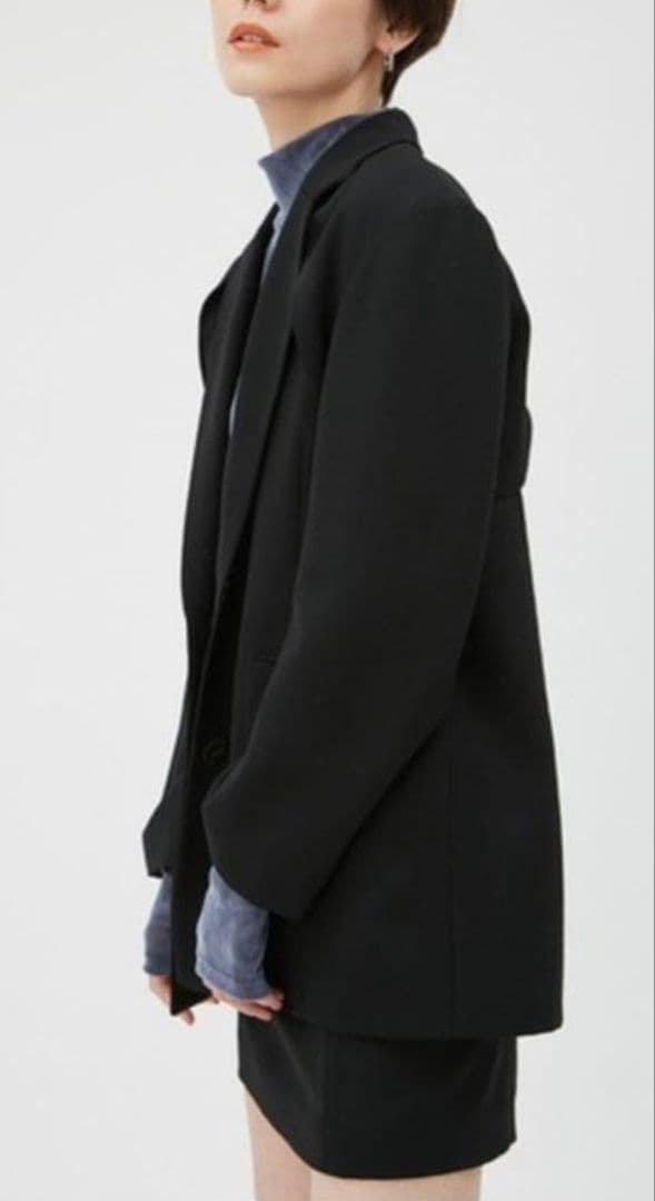 希少‼️美品★人気★FRAY ID カットアウトテーラード ジャケット ブラック