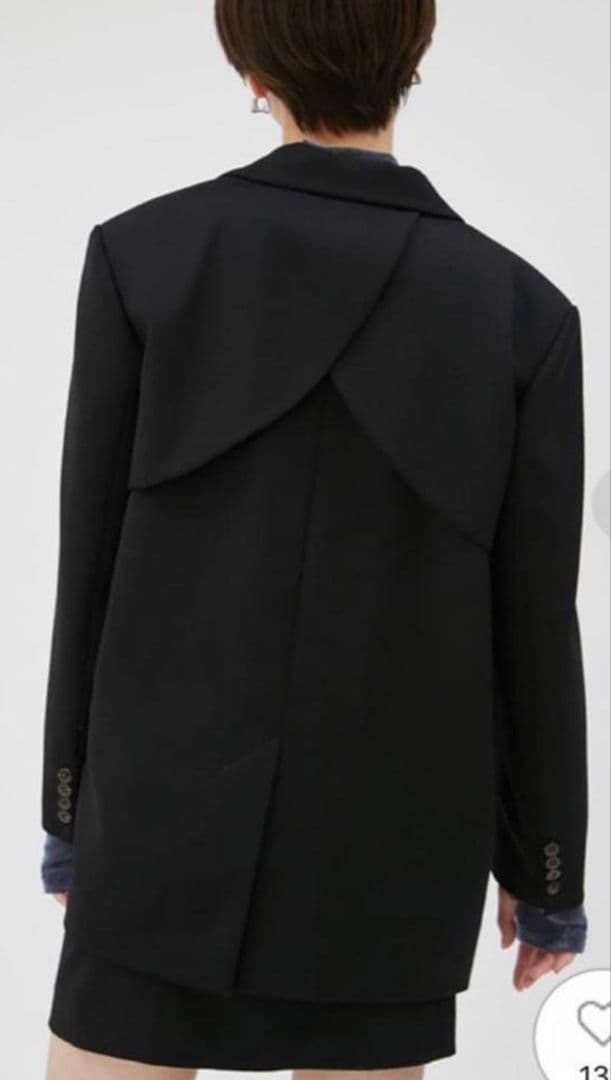 希少‼️美品★人気★FRAY ID カットアウトテーラード ジャケット ブラック