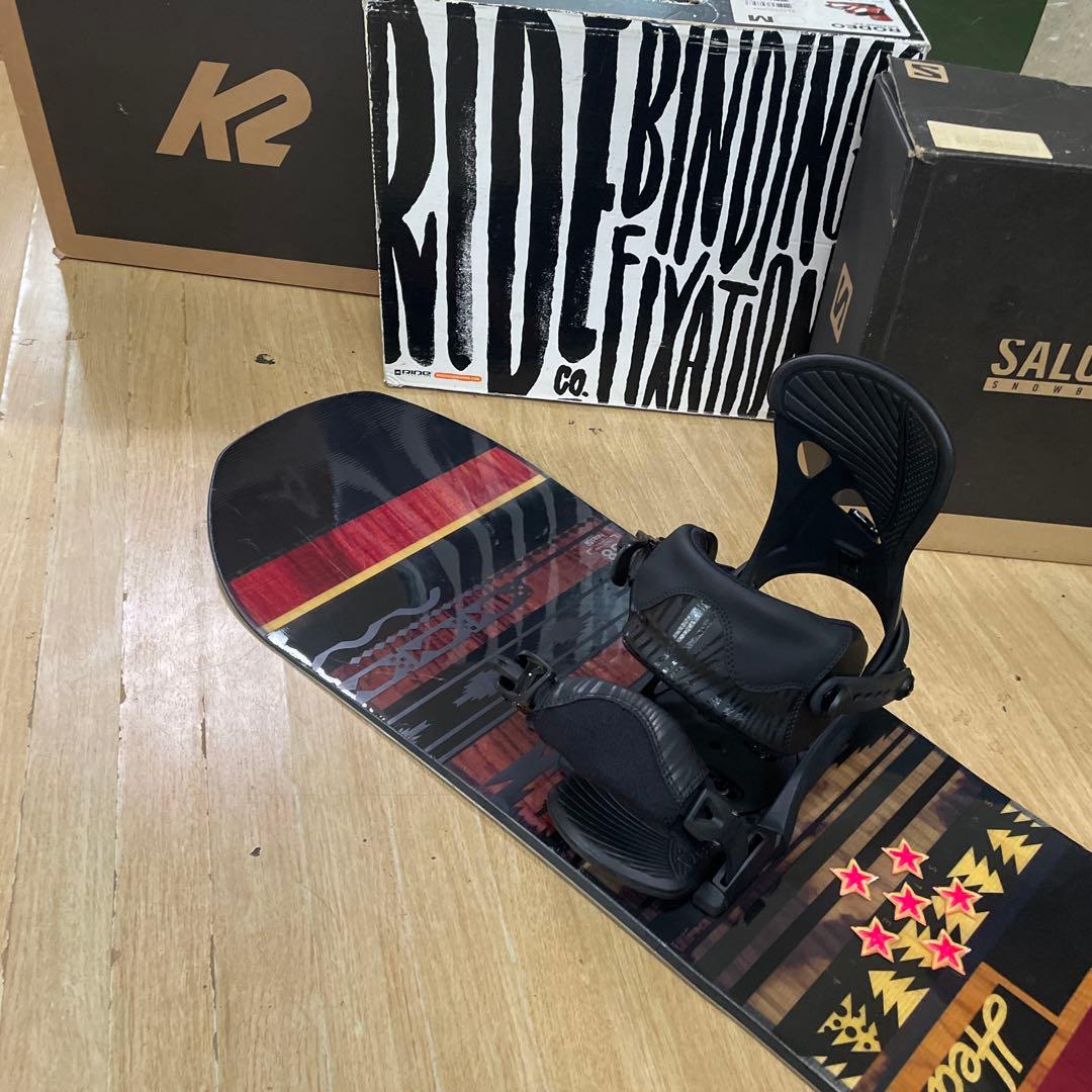 HEAD　ヘッド　美品　バイン付スノーボードセット　138㎝　キッズお勧め◎