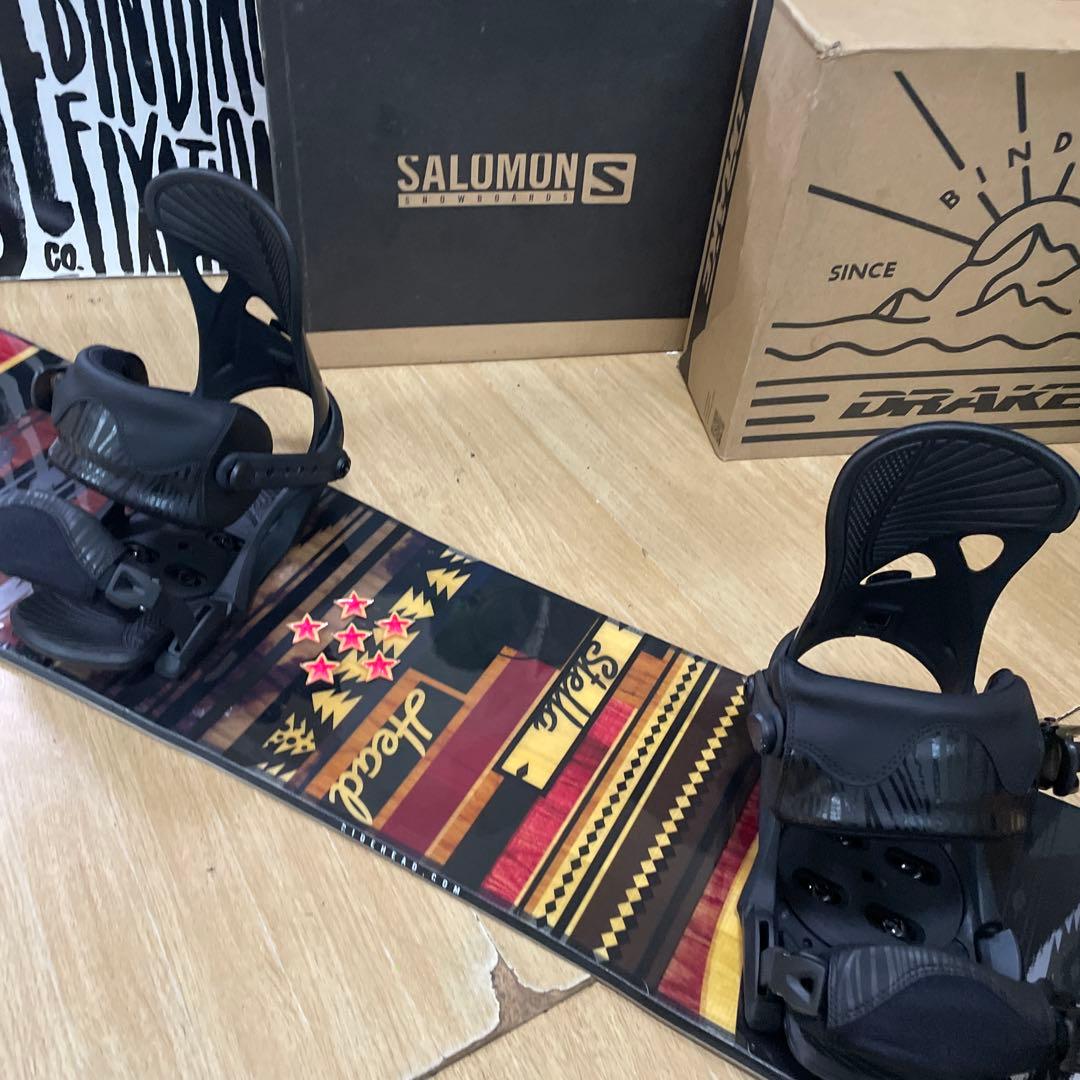 HEAD　ヘッド　美品　バイン付スノーボードセット　138㎝　キッズお勧め◎