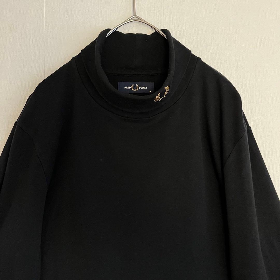 【人気希少★未使用に近い】フレッドペリーロールネックトップカットソー★M1643