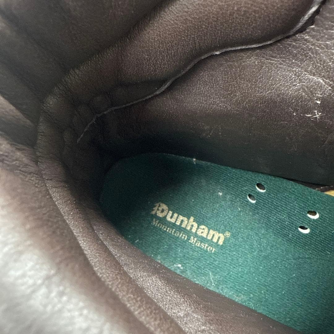 ⚪︎美品　Dunham ブラウンレザー ハイカットブーツ　マウンテン　ビンテージ