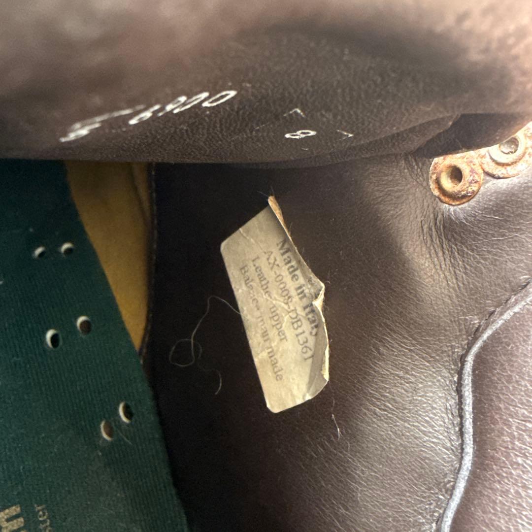 ⚪︎美品　Dunham ブラウンレザー ハイカットブーツ　マウンテン　ビンテージ