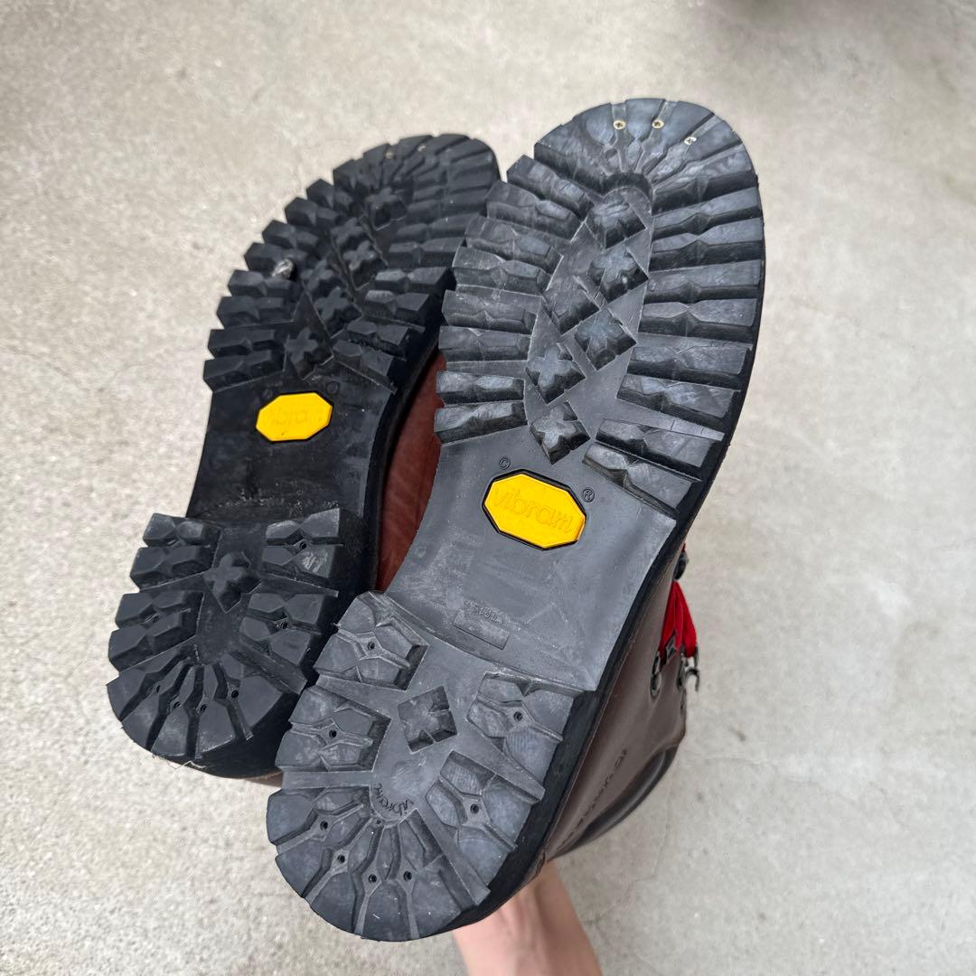 ⚪︎美品　Dunham ブラウンレザー ハイカットブーツ　マウンテン　ビンテージ