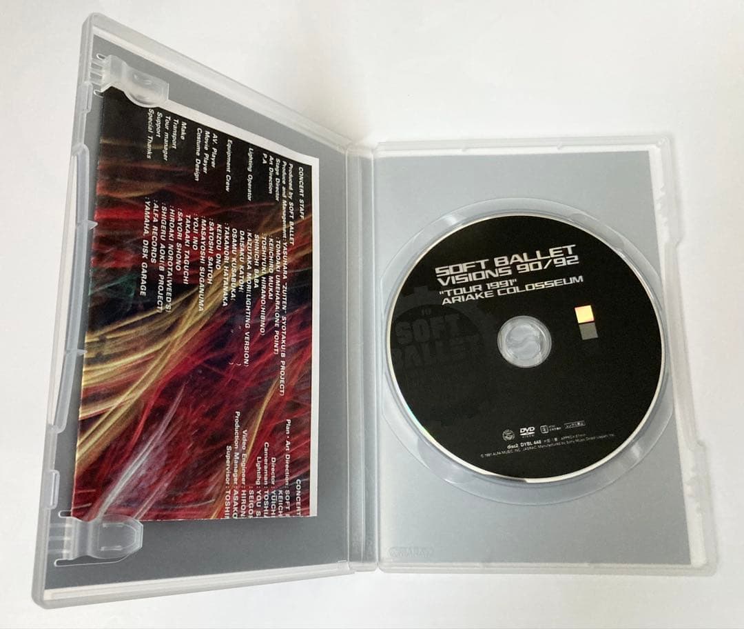 SOFT BALLET　VISIONS 90/92　DVD　ソフトバレエ
