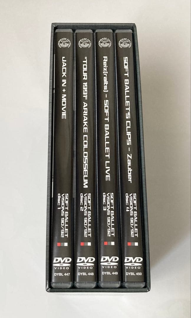 SOFT BALLET　VISIONS 90/92　DVD　ソフトバレエ