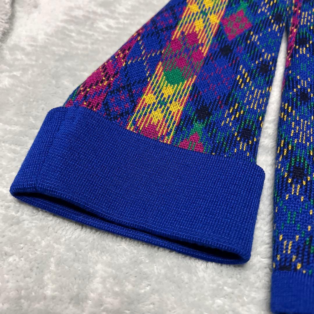 美品！ Yves Saint Laurent アーガイルパターンジャケット