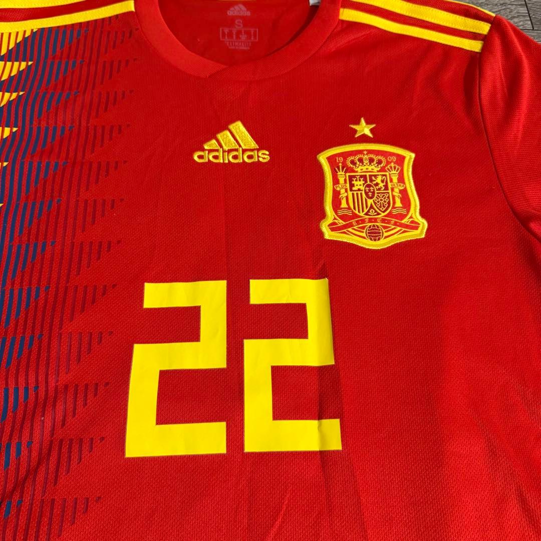 正規品 adidas スペイン代表 ISCO 18/19 ホーム ユニフォーム