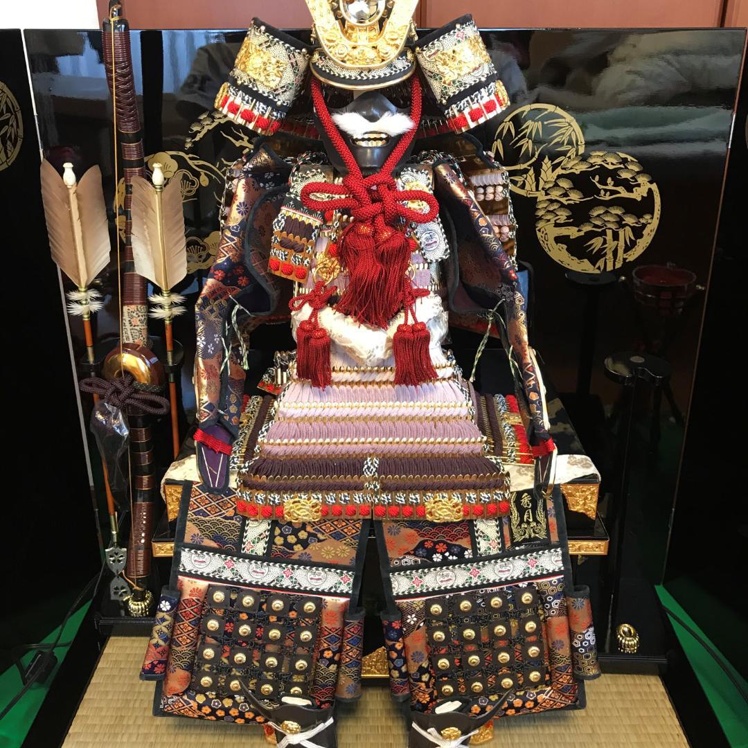 端午の節句☆彡鎧兜平飾りセット　①鎧兜