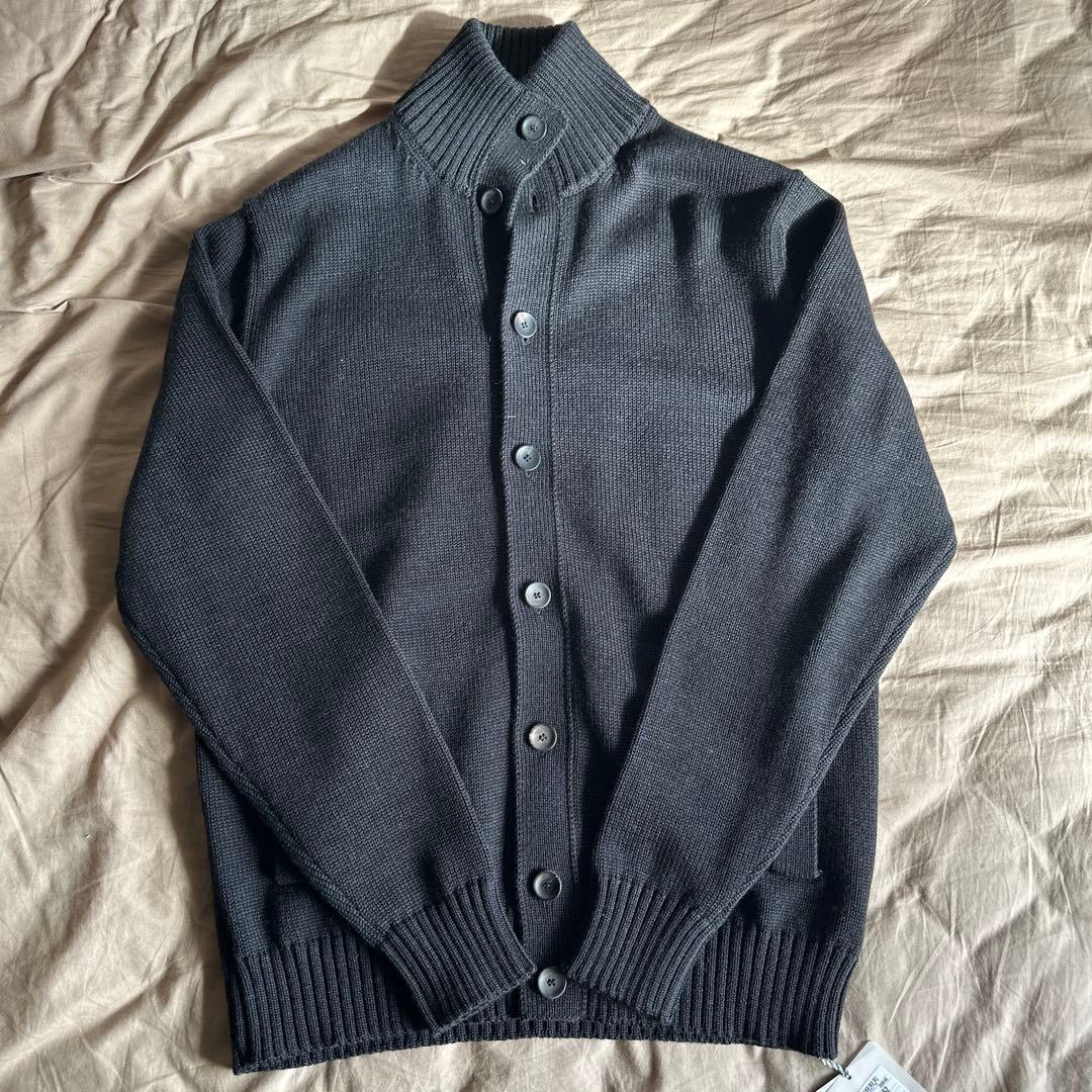 《美品》ZANONE チャコールグレー カーディガン サイズ52