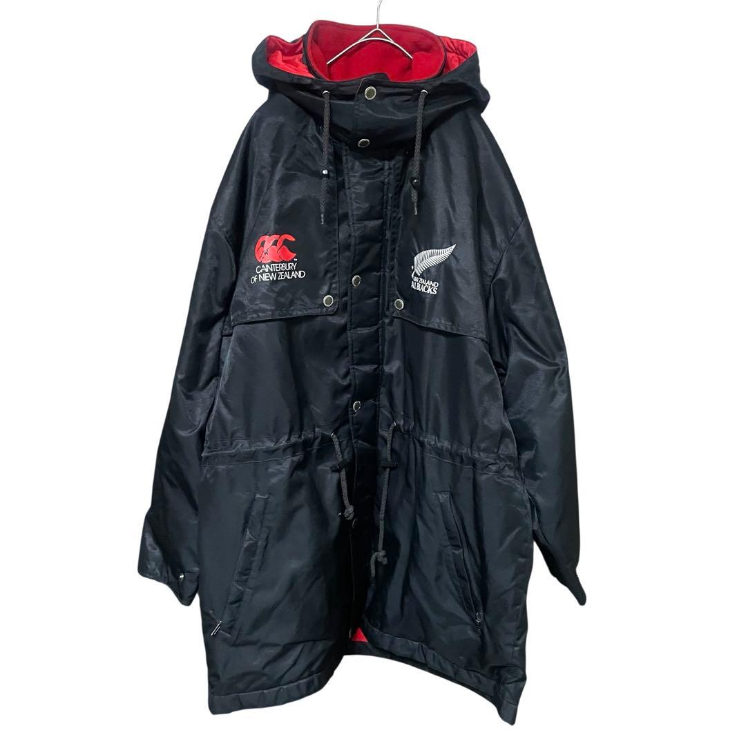 CANTERBURY × ALL BLACKS ベンチコート L バックプリント