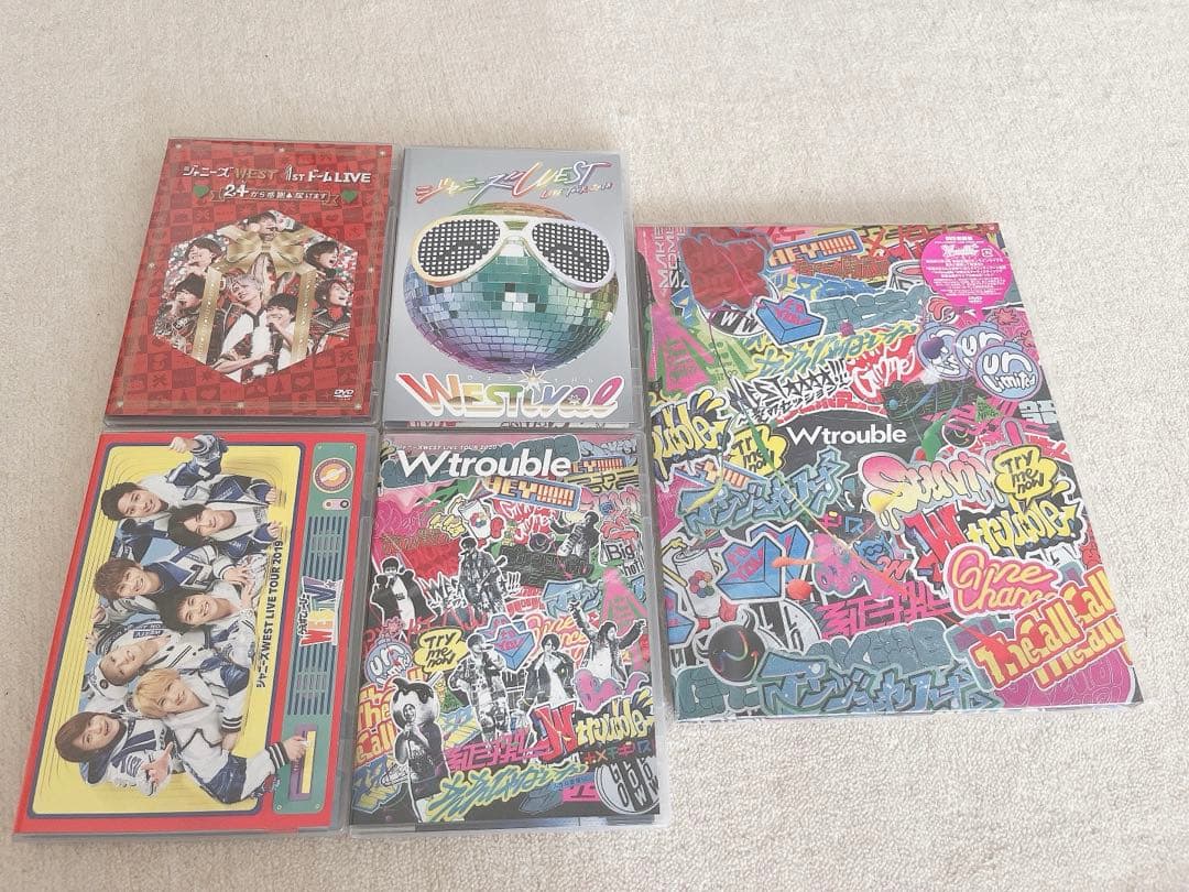 ジャニーズWEST DVD5点セット　バラ売り可