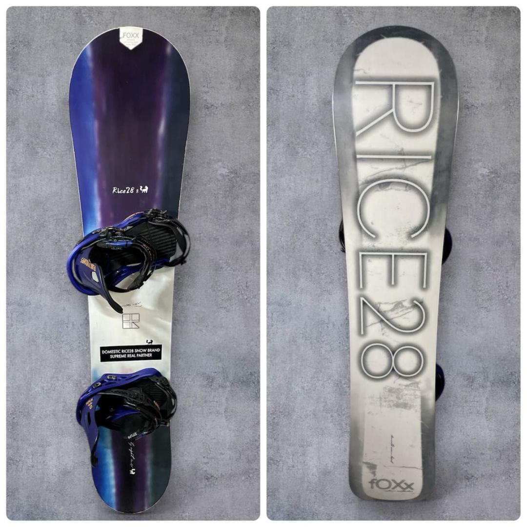 RICE28 FOXX 138cm FLUX ライス28 レディース スノボ