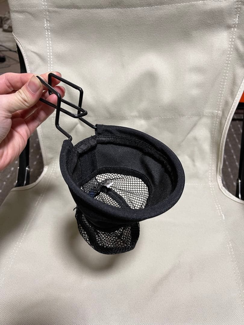 カ*タ様 スノーピーク　ローチェアショート　アイボリー　収納ケース・ドリンクホル