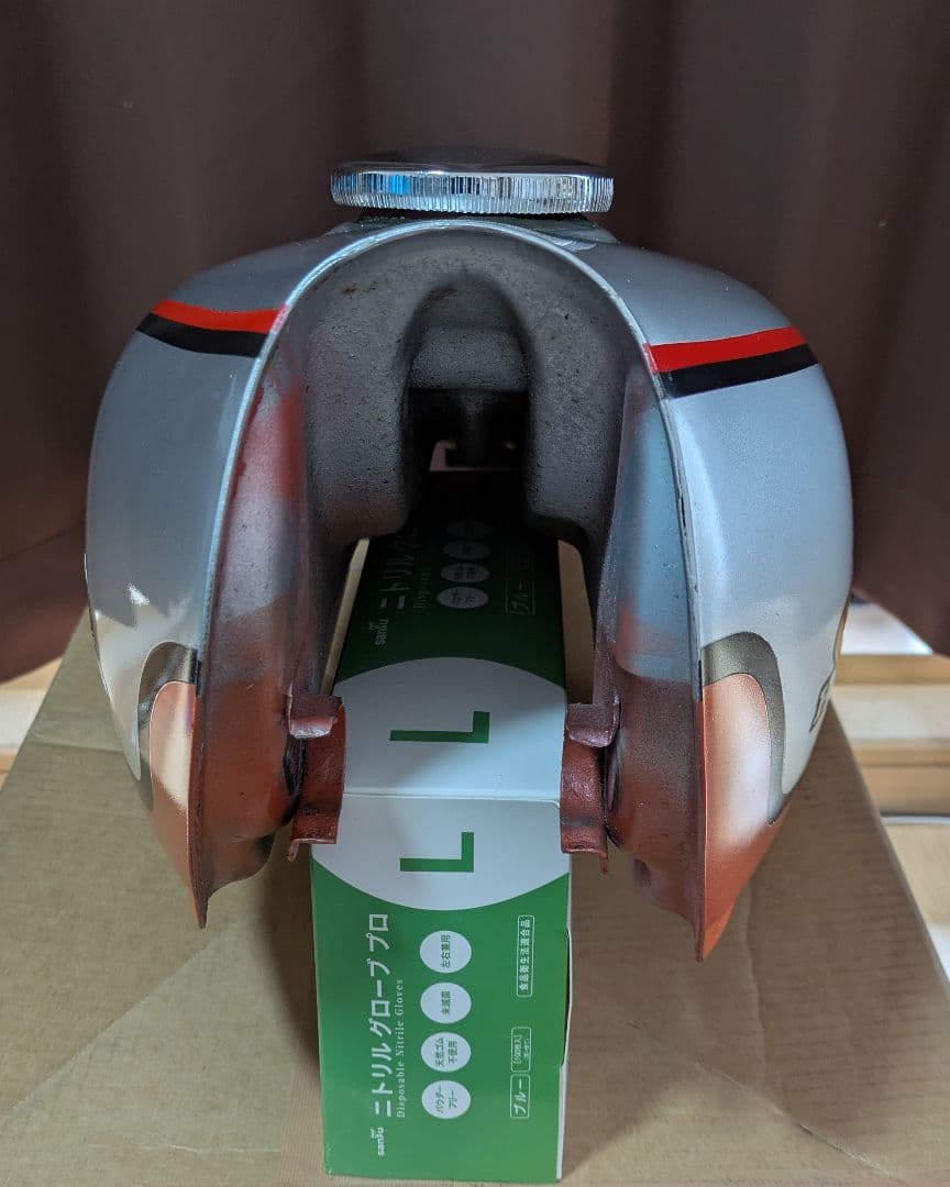 HONDA 純正 バイクタンク シルバー オレンジ XL230