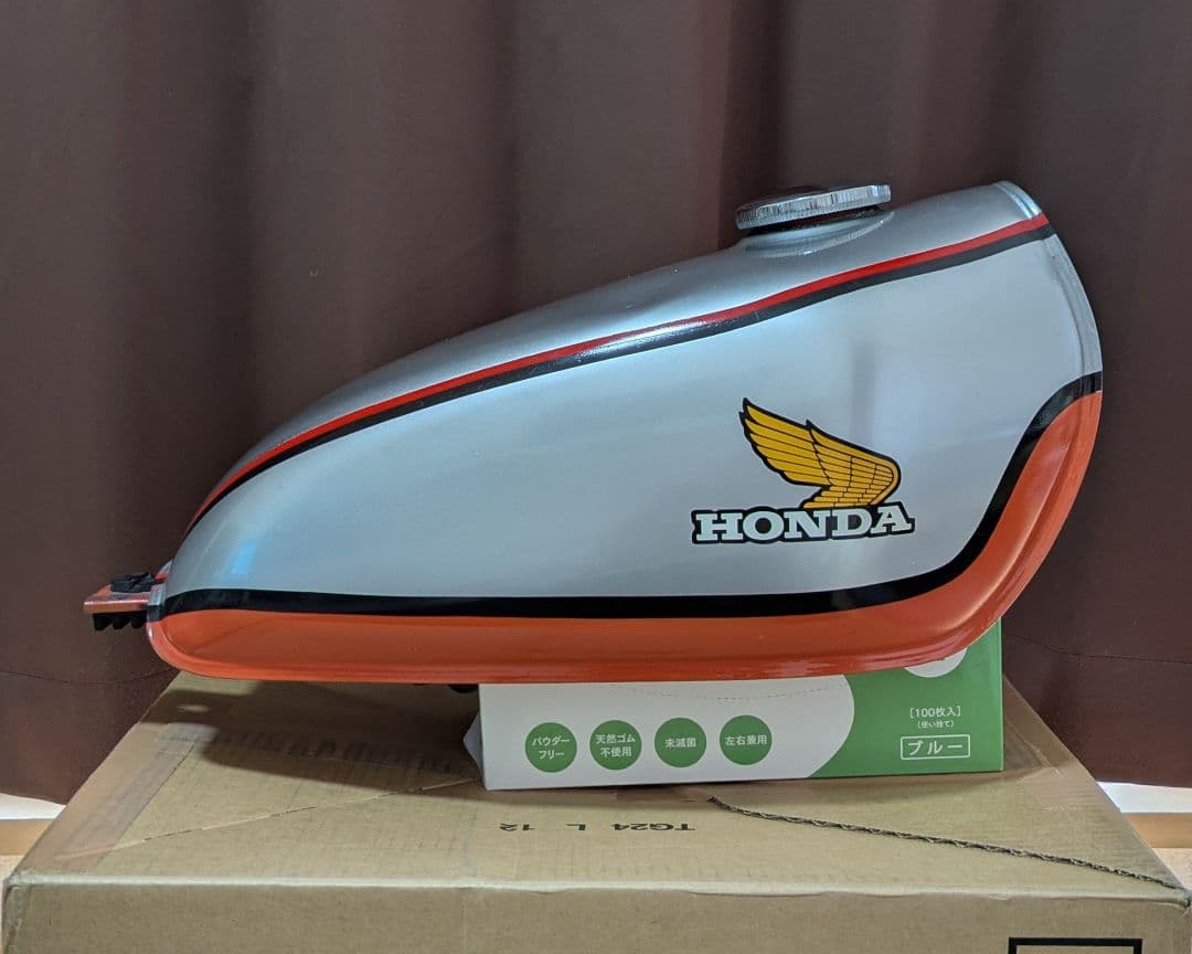 HONDA 純正 バイクタンク シルバー オレンジ XL230