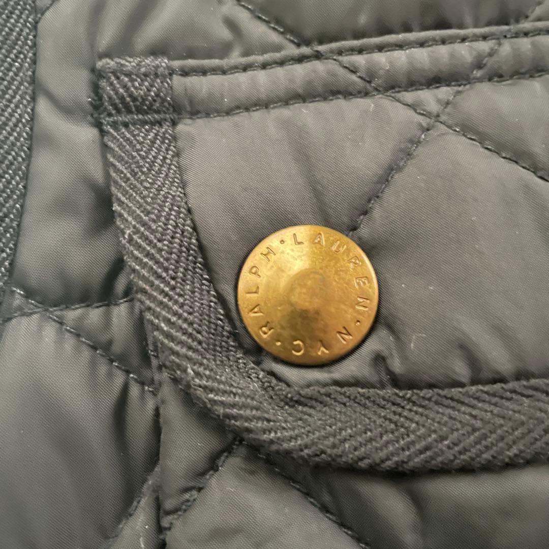 RALPH LAUREN キルティング　金ボタン　　ダウン　ベスト
