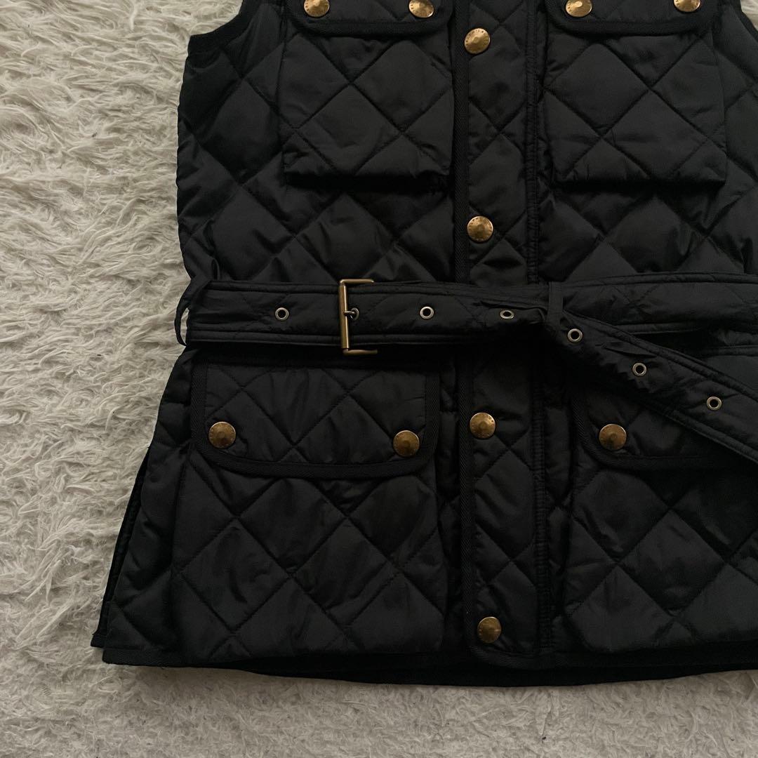 RALPH LAUREN キルティング　金ボタン　　ダウン　ベスト