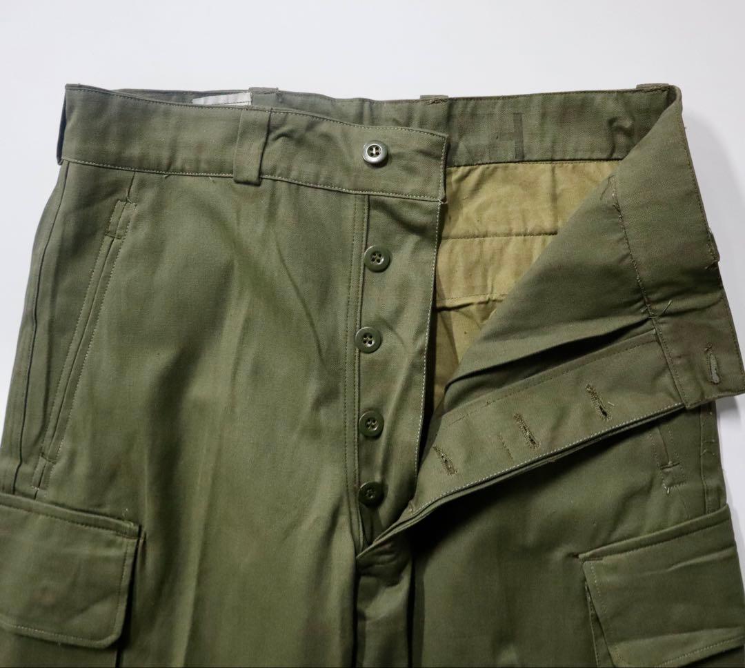 ア*田様 フランス軍 M-47 カーゴパンツ 後期 デッドストック 実物 オリー