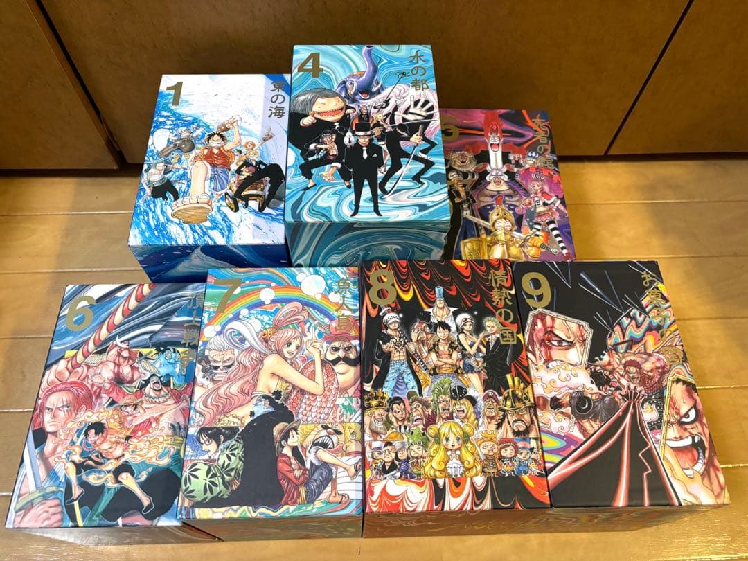 ワンピース全113巻セット 一部収納box付き