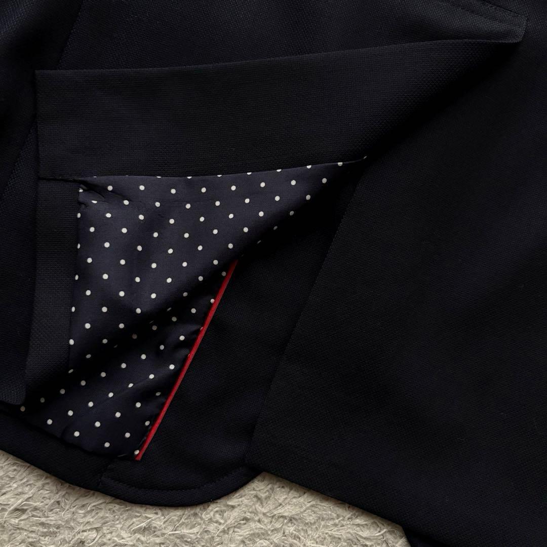 ★希少 Lサイズ★ J.PRESS 紺ブレ 銀ボタン 裏地ドット テーラード