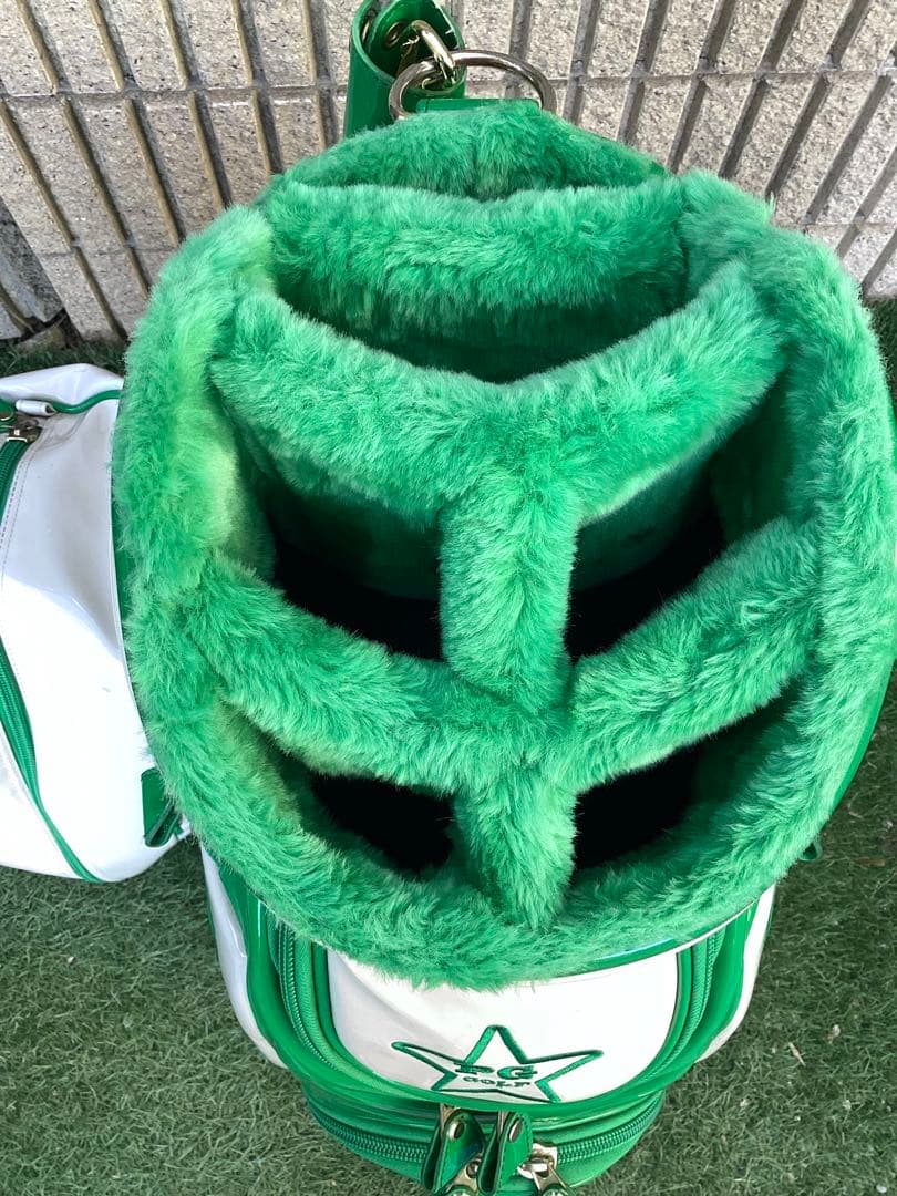 ち*ん様 パーリーゲイツエナメルキャディバッグ