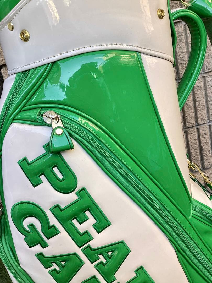 ち*ん様 パーリーゲイツエナメルキャディバッグ