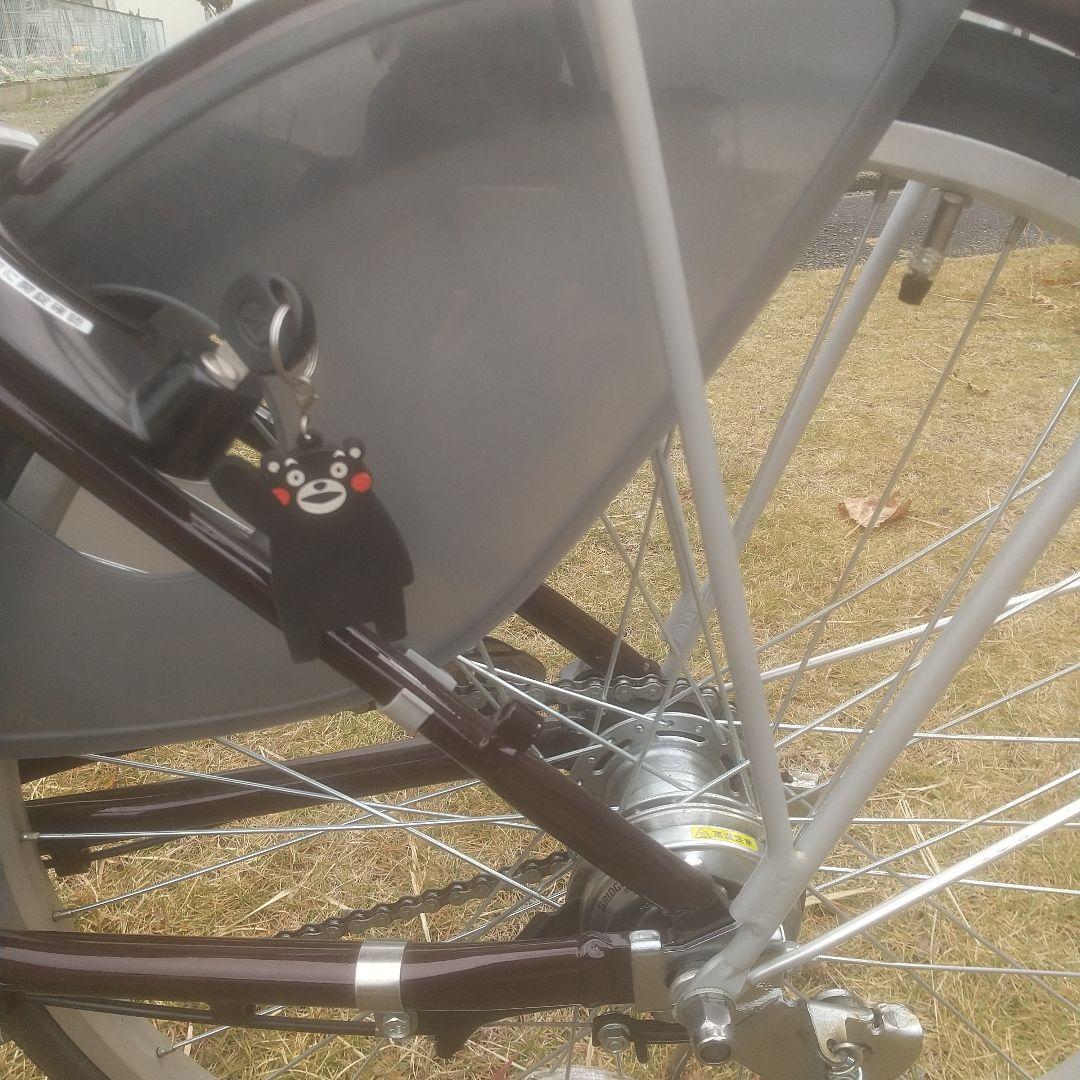 電動アシスト自転車 ブラウン 26インチ