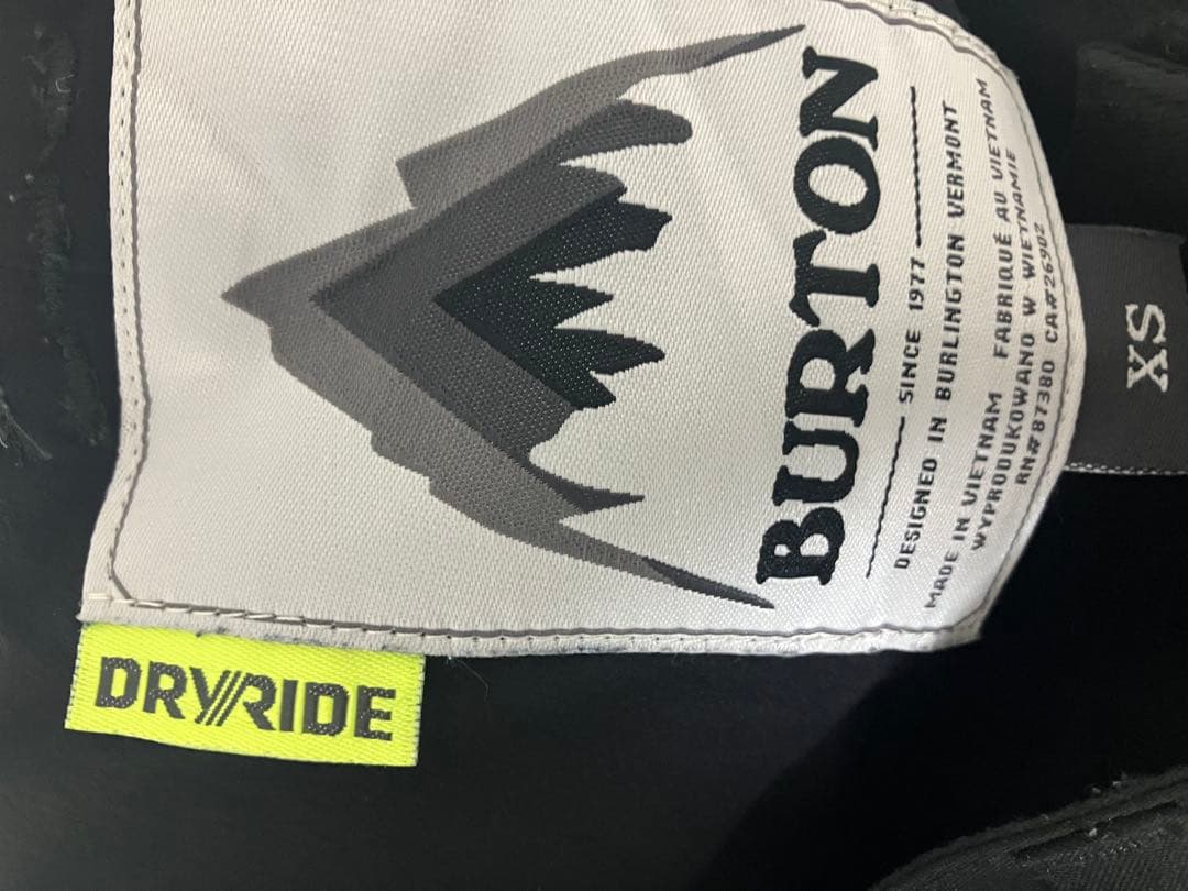 女性用スノーボードパンツ ブラック　バートン