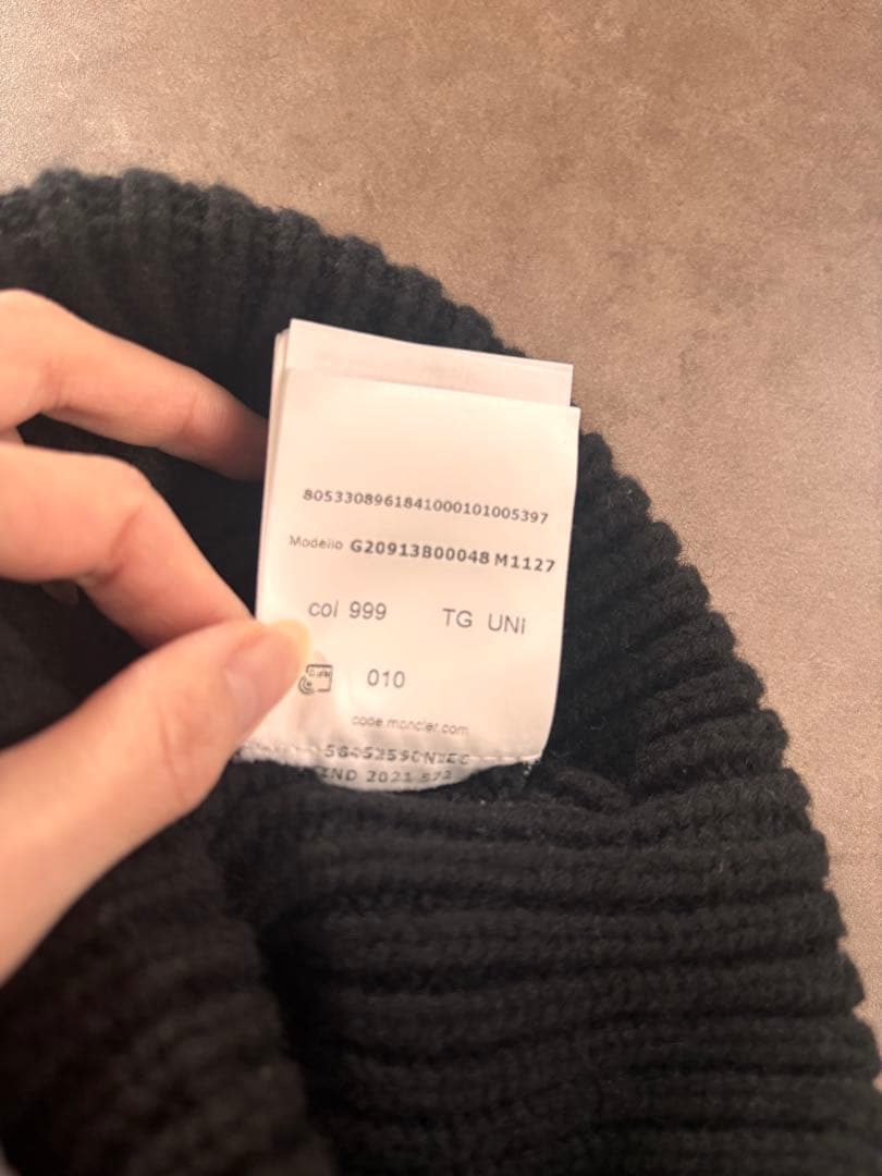 MONCLER ニットキャップ