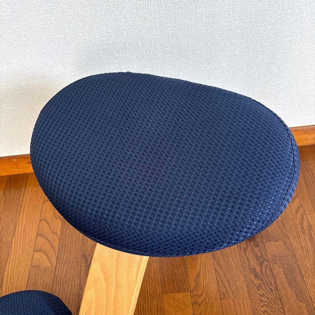 【美品】balans Easy バランスイージー ネイビー 通常フレーム