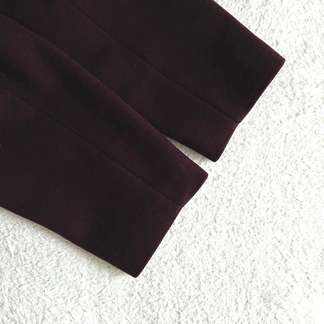 美品 スティーブンアラン 大襟 ウールコート ミドル丈 ダブルブレスト 日本製