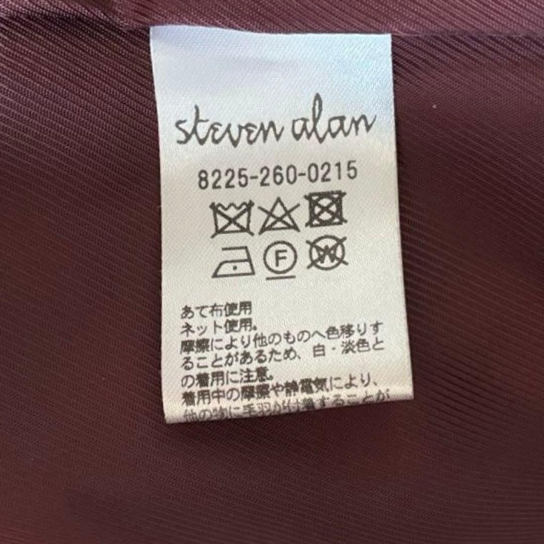 美品 スティーブンアラン 大襟 ウールコート ミドル丈 ダブルブレスト 日本製